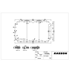 Płyta łupek Rasson 8ft 3-cz 25mm