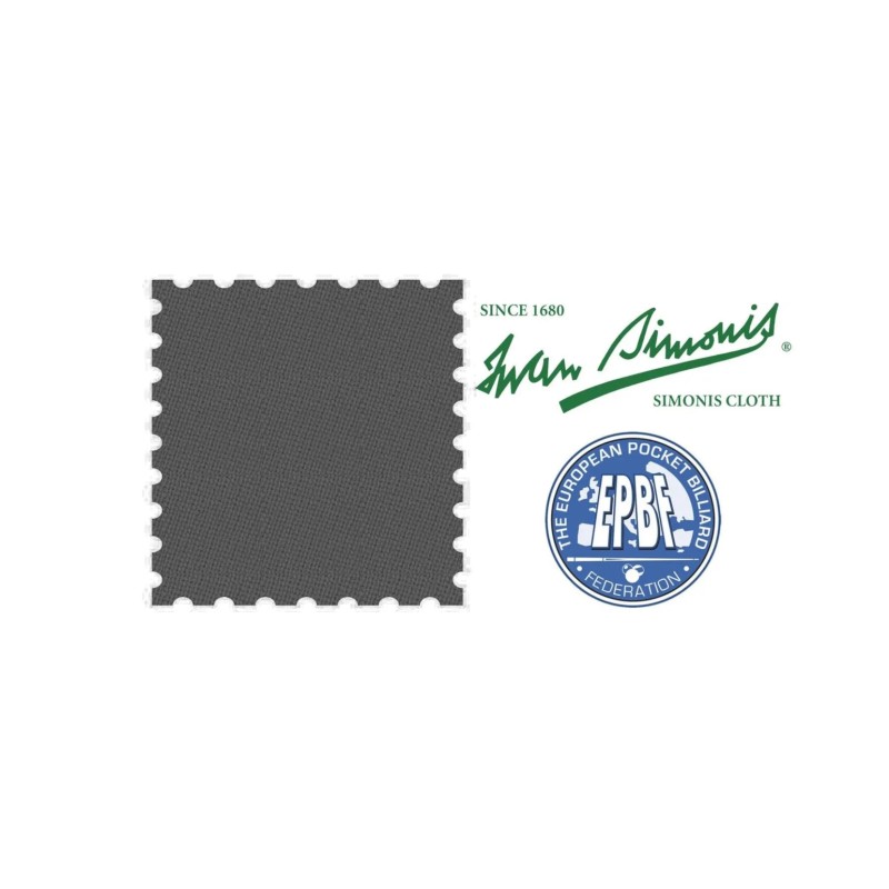 Sukno bilardowe SIMONIS 860 165cm Shark Grey Sukno bilardowe SIMONIS 860 165cm Shark Grey