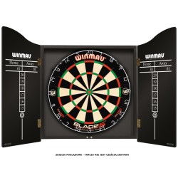 WINMAU szafka do tarczy sizalowej DELUXE Rosewood