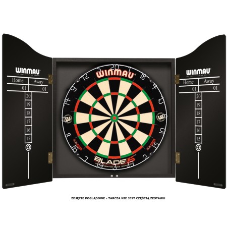 WINMAU szafka do tarczy sizalowej DELUXE Rosewood