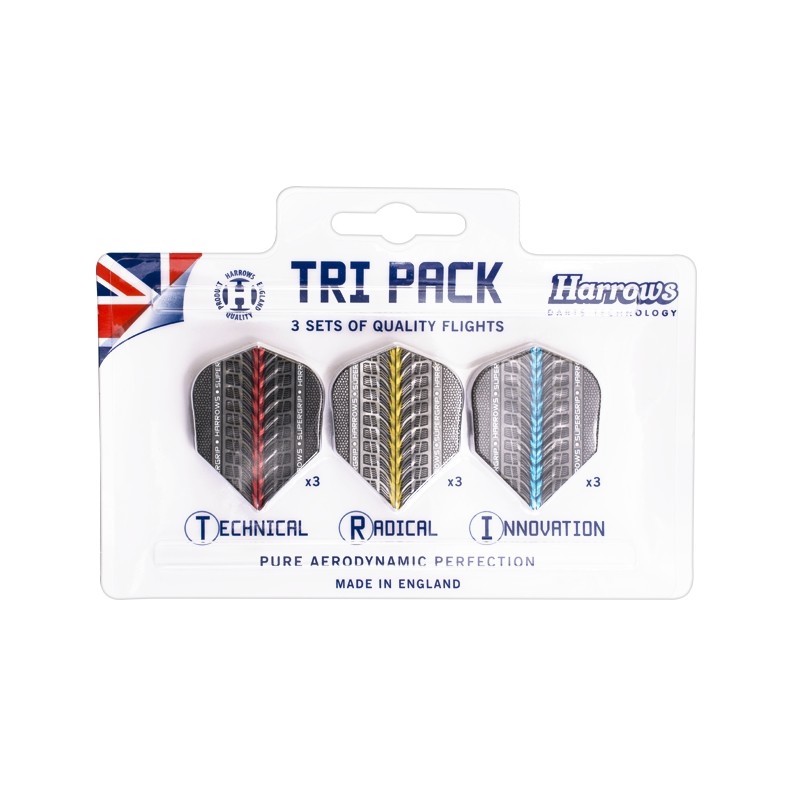 HARROWS zestaw piórek TRI PACK Supergrip