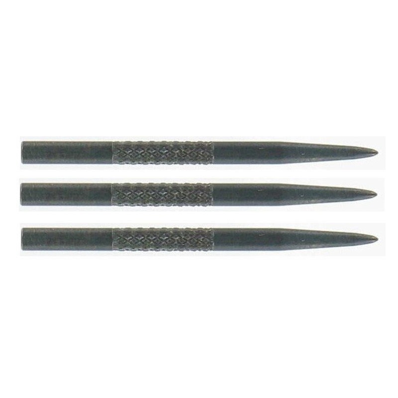 Groty stalowe Bull's Knurled Grip Points Black