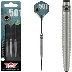 Rzutki lotki dart Bull's @501 Black 90% steeltip