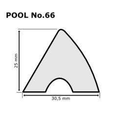 Bandy bilardowe ARTEMIS Pool No.66 122 cm (K-66)