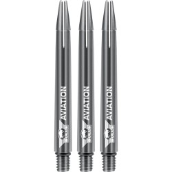 Shaft dart Bull's Aviation Shafts Grey Aluminium