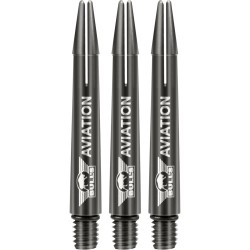 Shaft dart Bull's Aviation Shafts Dark Aluminium