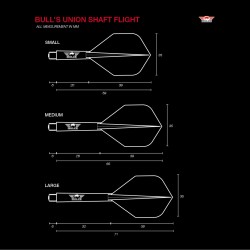 System piórko shaft Bull's Union No.2 Clear