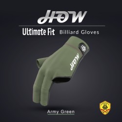 Rękawiczka bilardowa HOW UltimateFit Green L/XL