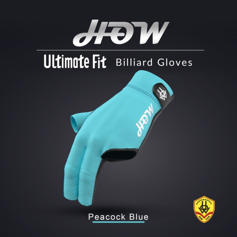 Rękawiczka bilardowa HOW UltimateFit Blue L/XL