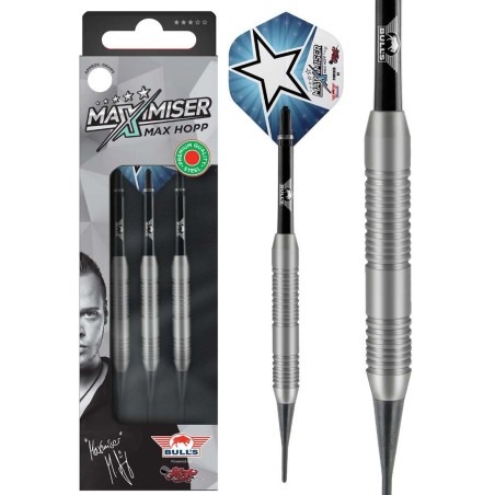 Rzutki lotki dart Bull's Max Hopp MaxSteel 20gr