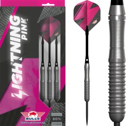 Rzutki lotki dart Bull's Lightning Pink 80% steel