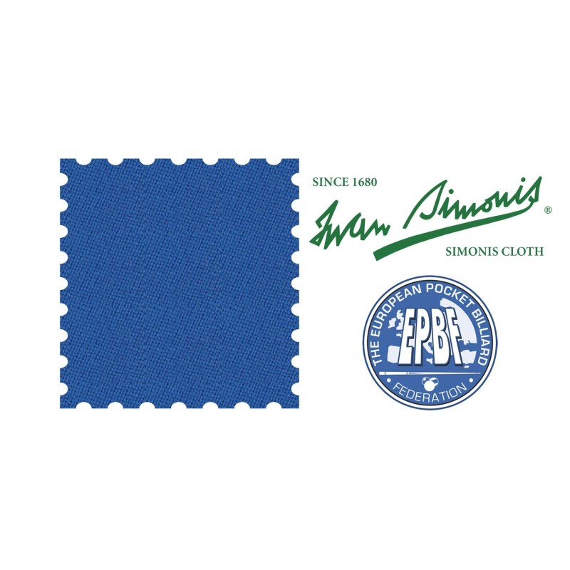 Sukno bilardowe SIMONIS 860 165cm Electric Blue