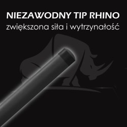 Szczytówka karbonowa Rhino Break 3/8-10 30''