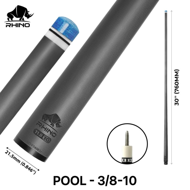 Szczytówka karbonowa Rhino 3/8-10 30'' 12.2mm Szczytówka karbonowa Rhino 3/8-10 30'' 12.2mm