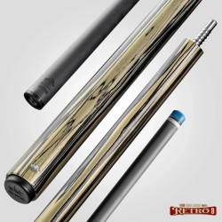 Kij bilardowy 2-cz. Rhino RETRÔ - Moon Ebony