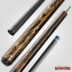 Kij bilardowy 2-cz. Rhino RETRÔ - Bocote