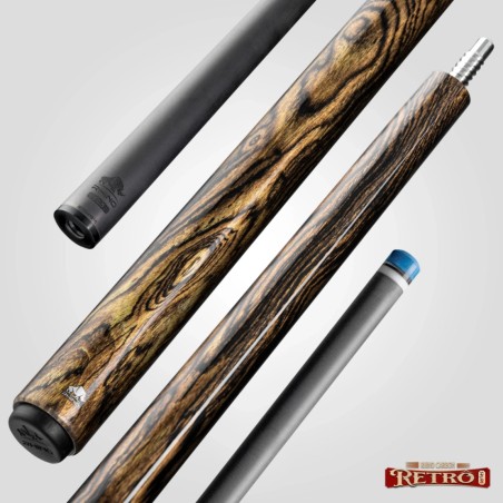 Kij bilardowy 2-cz. Rhino RETRÔ - Bocote
