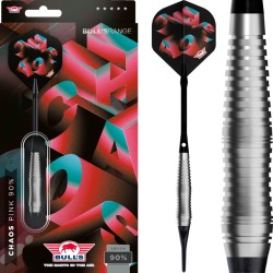 Rzutki lotki dart Bull's Chaos Pink 90% softip 20g