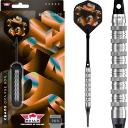 Rzutki lotki dart Bull's Chaos Orange 90% soft 20g
