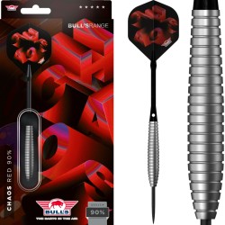 Rzutki lotki dart Bull's Chaos Red 90% Steeltip