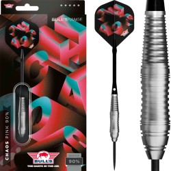 Rzutki lotki dart Bull's Chaos Pink 90% Steeltip