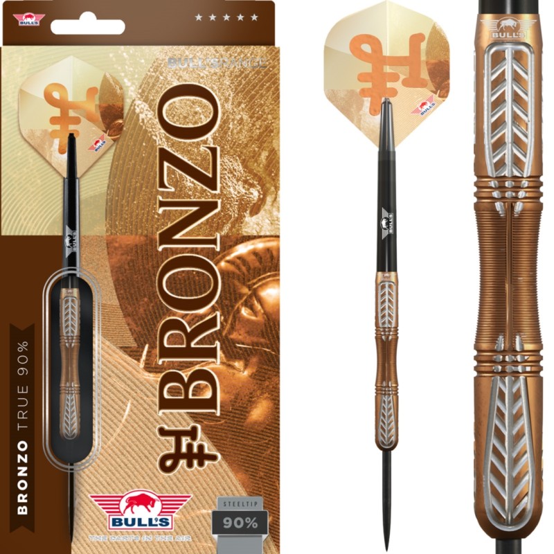 Rzutki lotki dart Bull's Bronzo True 90% Steeltip Rzutki lotki dart Bull's Bronzo True 90% Steeltip