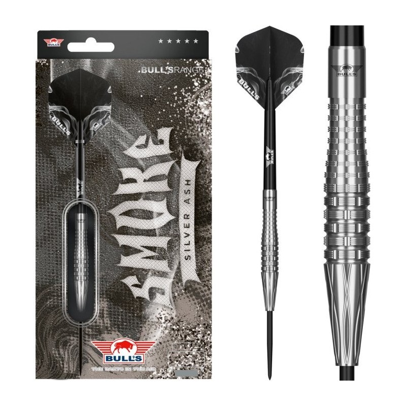 Rzutki lotki dart Bull's Smoke Silver Ash 90% 23g