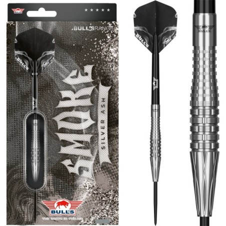 Rzutki lotki dart Bull's Smoke Silver Ash 90% 23g