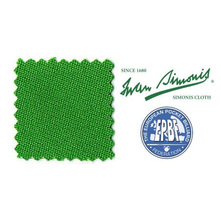 Sukno bilardowe SIMONIS 760 195cm Apple Green