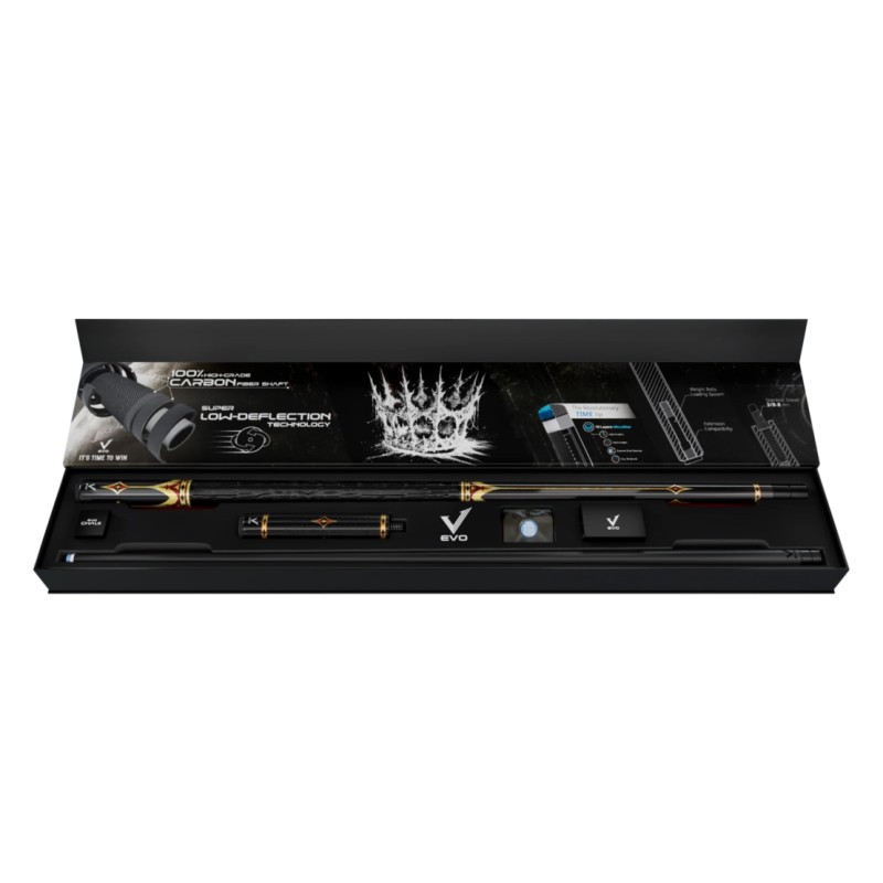 Kij bilardowy 2-cz. EVO Crown Royal Black BL MAX
