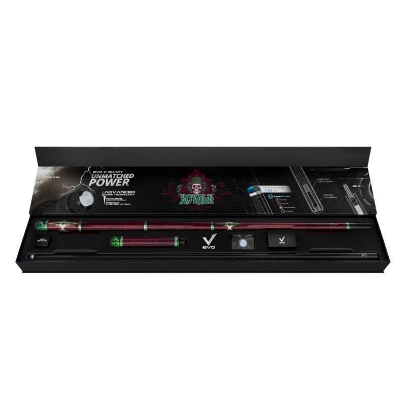Kij bilardowy 2-cz. EVO Royale Garnet Crest MAX