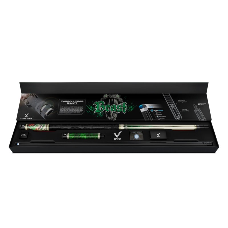Kij bilardowy 2-cz. EVO Beast Emerald Cobra MAX