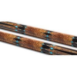 Kij bilardowy 2-cz. EVO Crystal Ember Vein