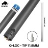 Szczytówka karbonowa Rhino Q-loc 30'' 11.8mm